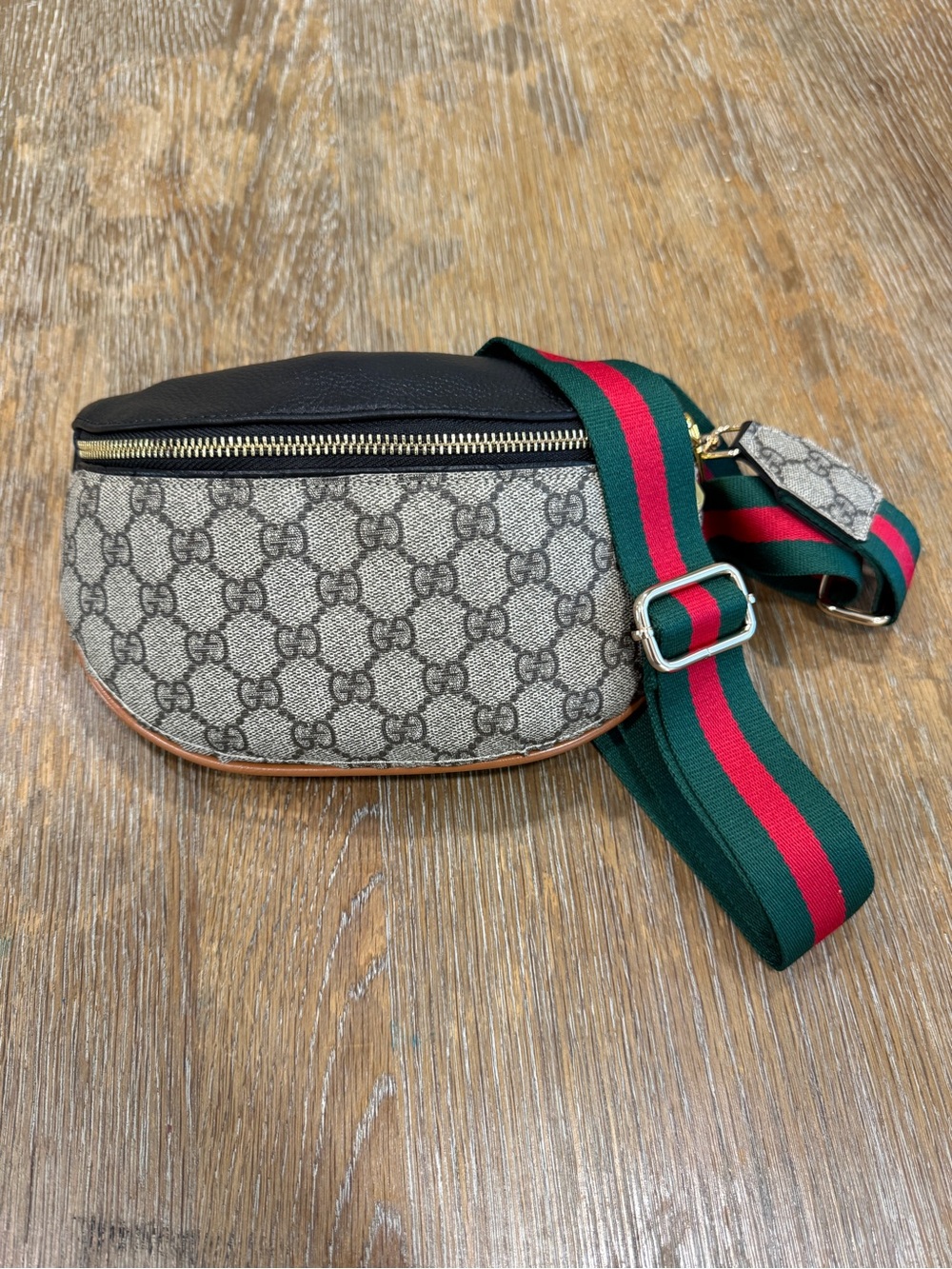 Gucci Monogram Canvas Crossbody